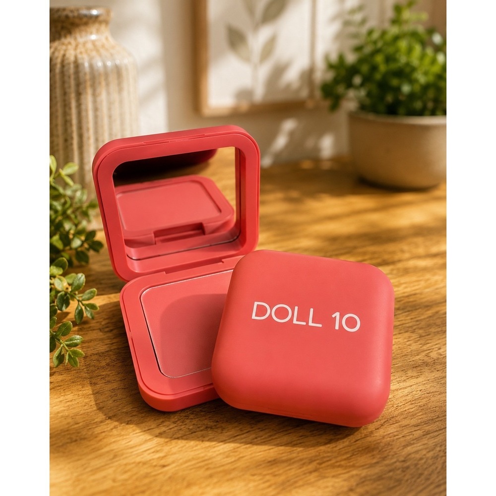 Doll 10 Peptide Bounce Blush Strawberry Daquiri Pink Cream Gel 0.10oz New in Box